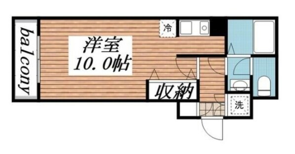 西馬込駅 徒歩14分 3階の物件間取画像